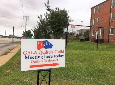 gala meeting sign